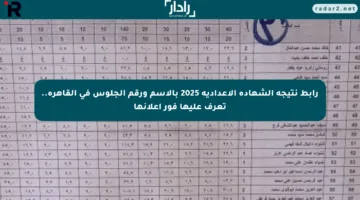 رابط نتيجة الشهادة الإعدادية 2025 بالاسم ورقم الجلوس في القاهرة.. تعرف عليها فور إعلانها